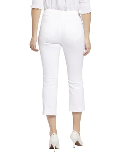 NYDJ Women's High Rise Chloe Capri In Optic White2