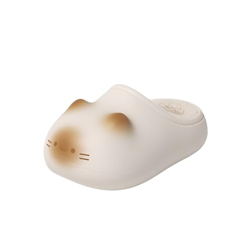 [Joejoier] 猫スリッパ レディース キャットパウ 猫爪デザインのユニセックススリッパ かわいい猫の足型で 防寒サンダル 冬裏ボア あったか 抗菌 猫耳 可愛い おしゃれ 暖かい 子供/大人 滑り止め 暖かい 子供/大人 男女兼用