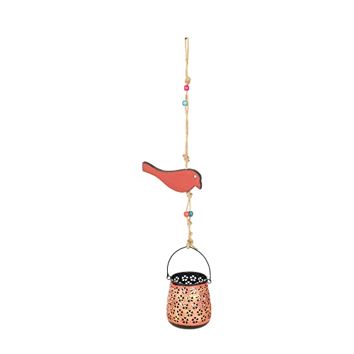 Image of AAKRITI ART CREATIONS Handcrafted Cardinal Bird Feeder