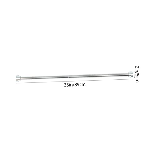 Barre extensible de douche à haute résistance mécanique pour rideaux lourds - 3