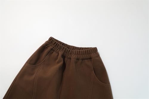 Girl's Jogger Swearpants High Elastic Waist Pants Casual Baggy Wide Leg Swearpants with Pocket4