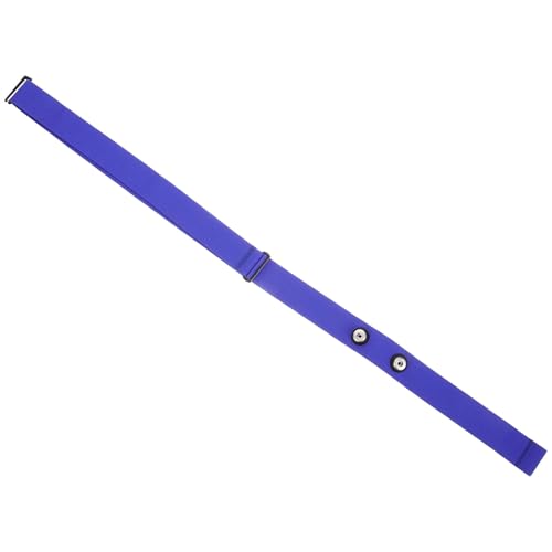 Garneck Correa Elástica Pecho Deportiva Azul Profundo, Banda de Monitoreo Ajustable para Monitor de Frecuencia Cardíaca, Cinturón Multiusos para Correr y Ciclismo