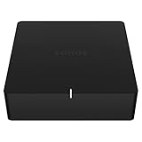 Sonos Port Reproductor Audio Streaming Entrada RCA Resistente Humedad Multiroom WiFi/Ethernet Assitante Google y Alexa Control App Sonos iOS AirPlay2 - Negro
