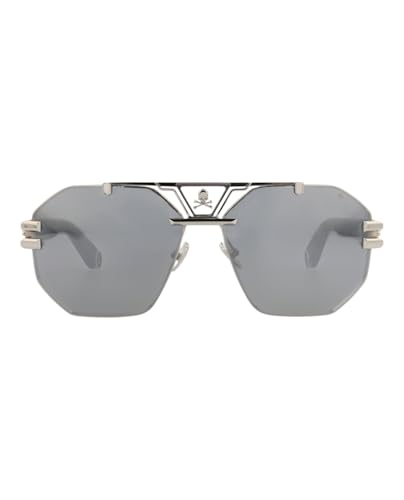 Philipp Plein Lunettes de Soleil SPP077V Homme Grand Calibre 63mm