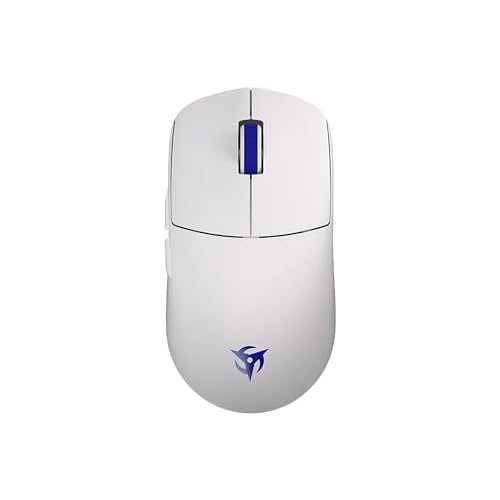 Ninjutso Sora V2 8K Kabellose Gaming-Maus, leicht, 39 g, AIMNINJA-Sensor, 26.000 DPI, SnappyFire 8K-Empfänger inklusive, Polycarbonat, Weiß