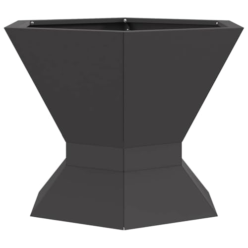 Generico Focolare Nero 50 x 50 x 40 cm Acciaio,Casa