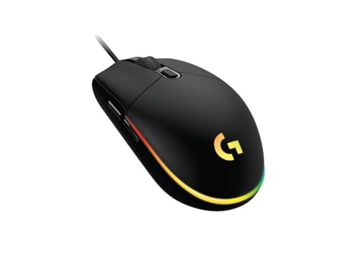 Logitech Gaming Mouse G102 LIGHTSYNC Maus für Rechtshänder, Optisch, 6 Tasten, kabelgebunden, USB, schwarz – Ansicht 4