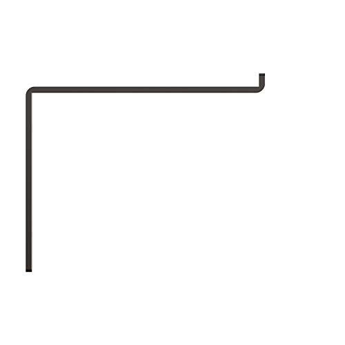 Knape & Vogt Shelf-Made 10 in. D x 1.50 in. W x 8.313 in. H Black, Steel, Decorative Shelf Bracket, 75lbs