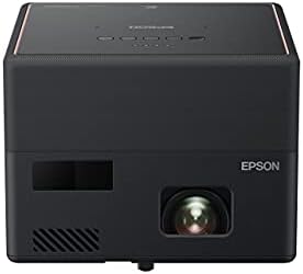 Epson EF-12 3LCD, Full HD, 1000 Lumens, 150 Inch Display, Android TV, Sound by Yamaha, Gaming & Home Cinema Laser Projector - Black