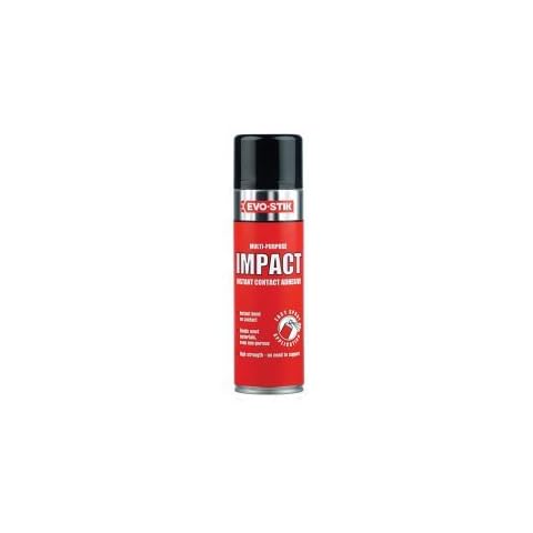 Evo-Stik Impact Spray Adhesive 500ml - Instant Bonding Cover