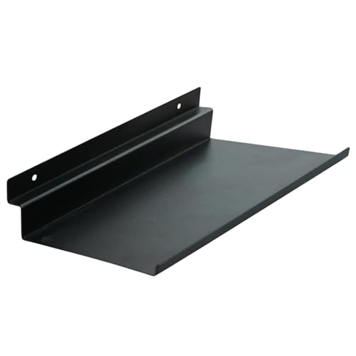 Pfjsseey Estantes de slatwall, Estante de Pared de Metal de 6x16 Pulgadas, estantes de Pared flotantes para Paneles acústicos, Garaje, Venta minorista, Almacenamiento en el hogar