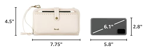 Image of The Sak Iris Smartphone Crossbody Purse - Small Women's Cellphone Bag & Wallet For Everyday- Convertible Wristlet With Zipper
