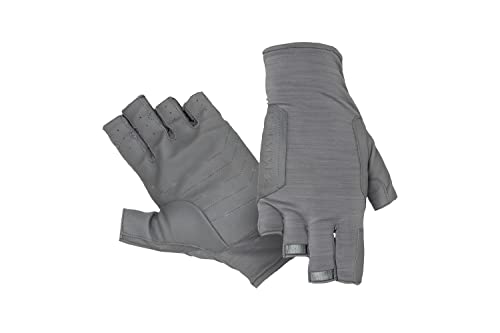 Simms SolarFlex Guide Glove, Lightweight and Quick-Dry, XL, Sterling