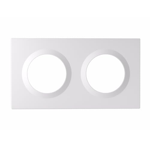 Cadre pour Interrupteur Double Orb Sonoff EF2G Blanc