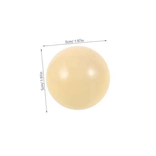 Boules de billard blanches de 2 pouces en résine Abaodam - 2