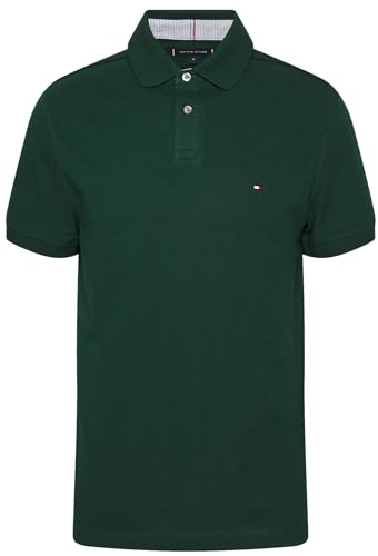 Image of Tommy Hilfiger Men's Short Sleeve Cotton Pique Polo Shirt in Regular Fit 2024 Collection