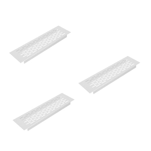 Hemobllo 3 Pièces Maille de ventilation de l'armoire meublo grille d aeration armoires mur scoop de capot évent respirant pour placard bouche d'aération en...
