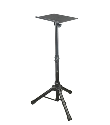 Image of Softline Pro Heavy Duty Multipurpose Adjustable Portable Tripod Stand for Workstation Music DJ Projector Mixer Projector Laptop Stand Professional & Height Adjustable (SP-PS003)
