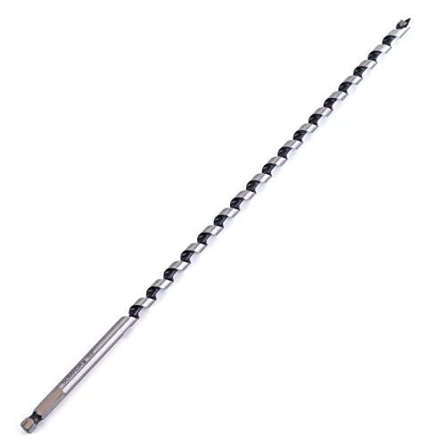 Somada 3/8-Inch X 17-Inch Auger Drill Bit For Wood, Hex Shank 3/8-Inch, Ship Auger Long Drill Bit For Soft And Hard Wood, Plastic, Drywall And Composite Materials #TOP17