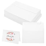 Larrel 30 Stück Blanko-Aquarellkarten mit Umschlägen, 15,2 x 10,1 cm (Gefaltet) Klappkarten blanko mit Umschlägen Faltbare Aquarellpostkarten für Grußkarten, Geburtstage, Hochzeitseinladungen