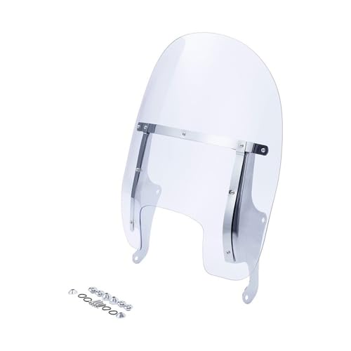 Pare-brise moto transparent 19 pouces deflecteur Fat Boy FLFB