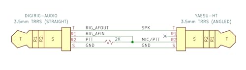 Cable móvil Digirig para Yaesu HTs miniatura 3