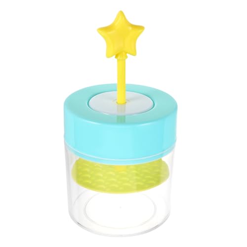 SHOWERORO Máquina Espumadora para Lavado Facial y Champú, Dispositivo Simple de Plástico Azul Estrella, Burbujeador Reutilizable para Ducha y Limpieza de Piel, Taza Espumadora y Ahorradora