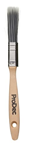 ProDec Decorator Pinceau à Fibres synthétiques pour Une Finition Lisse avec Les émulsions, peintures Brillantes et satinées sur Murs, plafonds, Bois et métal, 12 mm
