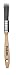 Price comparison product image ProDec 0.5 inch Decorator Synthetic Paint Brush for a Smooth Finish Painting with Emulsion, Gloss and Satin Paints on Walls, Ceilings, Wood and Metal, 0.5" 12mm