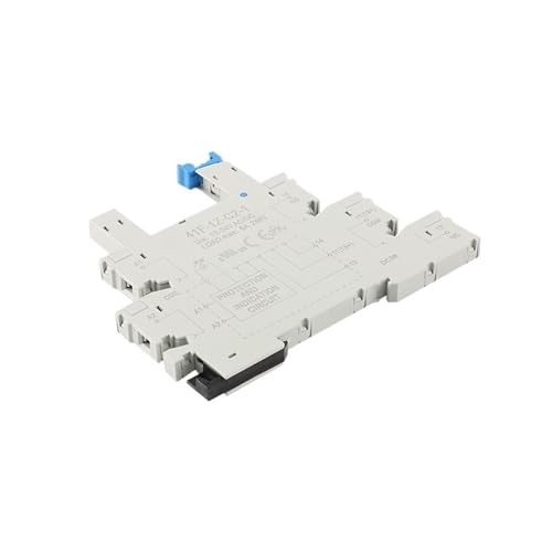Relé modular HF41F con diseño ultrafino de 6A y base integrada