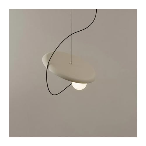 Lustre de restaurant moderne et suspension LED circulaire en verre pour chambre