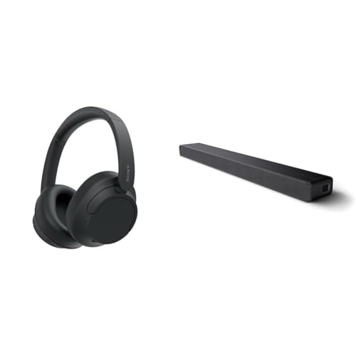 Image of Sony WH-CH720N Noise Canceling Wireless Headphones Bluetooth Over The Ear Headset & HT-A3000 3.1ch Dolby Atmos Soundbar Surround Sound Home Theater with DTS