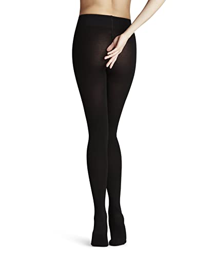 FALKE Women's Family Sustainable Cotton Tights, Black (Black 3009) - Sustainable, XL2
