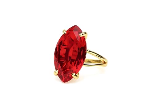 Bague de déclaration en rubis : création artisanale haut de gamme