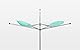 Brabantia - Lift-O-Matic drehbaren Wäschespinne - Reibungsloses Drehungen - UV-beständige Wäscheleine, 50 m - Kein Durchhängen - Auch für Kleiderbügel - Metallic Grey- ø 295 cm