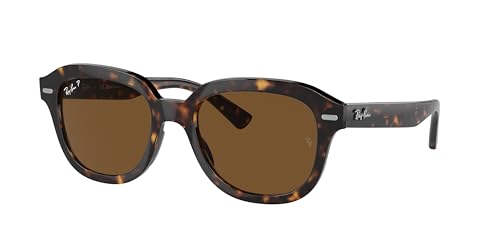 Ray-Ban RB4398 Sunglasses Bundle: RB 4398 ERIK 902/57 Erik Havana Polar Brown and Eyewear Cleaning Kit
