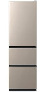 Amazon | 冷蔵庫 3ドア 315L 右開き Vタイプ 真ん中野菜室 ライト