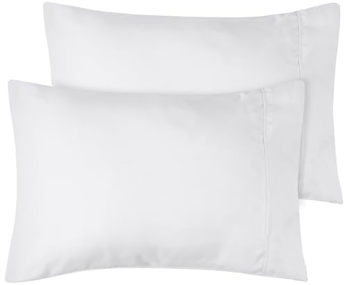 Image of Pillow Covers by Utopia Bedding - Queen Size 2-Pack – Soft Brushed Microfiber – Perfect for Hospitals, Hotels, Guest Rooms – Oeko-TEX Certified, 20x30 Inches (Grey)