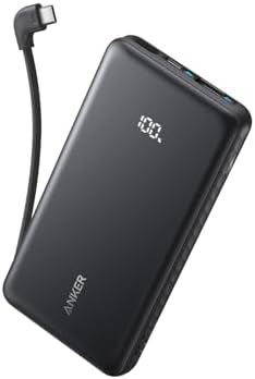 （01:30時点） Anker Zolo Power Bank (10000mAh, 22.5W, Built-In USB-Cケーブル) 【USB PD/PowerIQ搭載/PSE技術基準適合】 iPhone 17 / 16 / 15 Android iPad その他各種機器対応 ブラック
