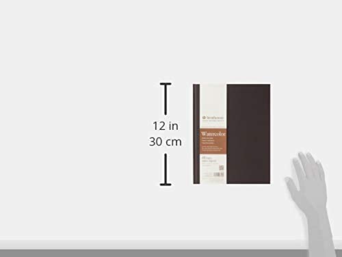 Strathmore 400 Watercolour Hardbound 300gsm Paper Book, Cold-Pressed, 8.5 x 11 in, 24 Sheets, For Professionals & Students