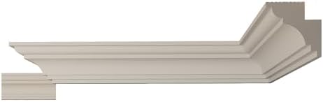 LED Coving for Ceilings - White XPS Cornice Moulding, Lightweight Paintable Ceiling Trim, Decorative Cornice for Indirect LED Lighting, Easy DIY Installation (CLZ05, 2m (1 Length))