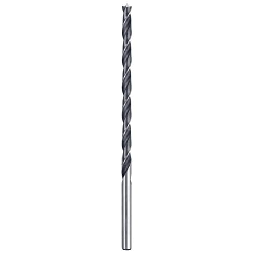 Kwb 49511806broca Helicoidal Para Madera Extralarga � 6,0 Mm, Acero Cv, Longitud 250 Mm, 2 Espuelas