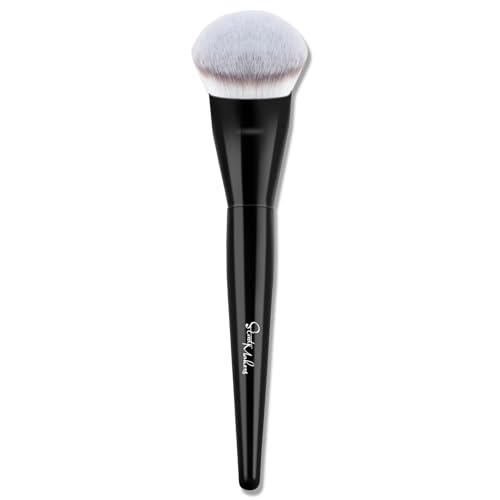 START MAKERS Contoured Foundation Brush, Large Angled Kabuki Makeup Brush for Liquid, Powder, Cream...