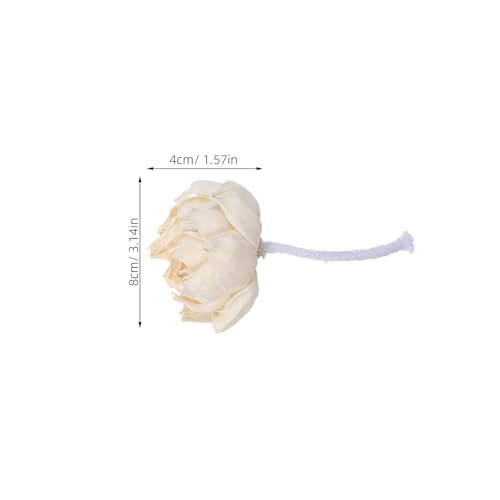 3 piezas de flores Sola para difusor de aromaterapia miniatura 4