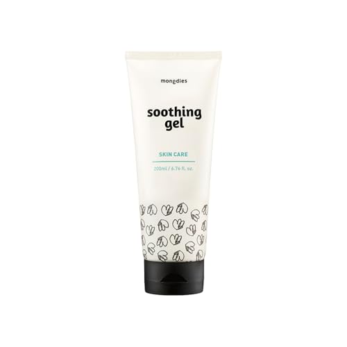 Image of mongdies Baby Soothing Gel | Cooling & Calming Water Gel for Sensitive Skin | Non Sticky Lightweight Moisturizer | Hyaluronic Acid & Panthenol | Vegan EWG Green | 6.76 fl oz