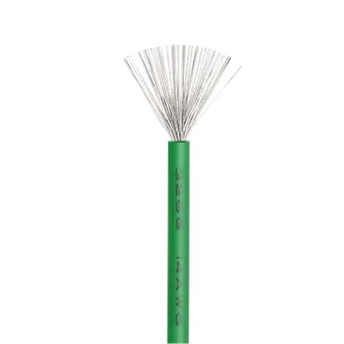 2~10m UL3266 Low-Smoke Halogen-Free Cable 30~22 20 18 16 14 12AWG Household Appliances Tinned Copper PE Irradiated Wire(Green,10M_26AWG)