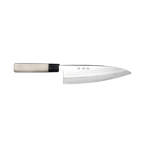FBITE Japonés Sashimi Kinfe 5CR15 Acero inoxidable Deba Sushi Chef Cuchillo de cocina Fileteado Salmón Cabeza de pescado Cuchillos de carnicero