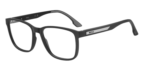 Gafas de vista BOSS 1910 Hugo Boss hombre montura negra rectangular calibre 57
