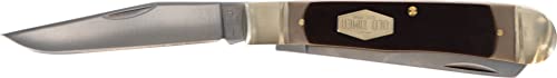 Image of Old Timer 296OT Trapper 2-Blade Folding Pocket Knife with Saw Cut Handle