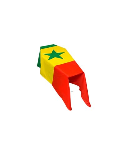 Bandera de Senegal con diseño de ataúd para decorar centros culturales y reuniones
